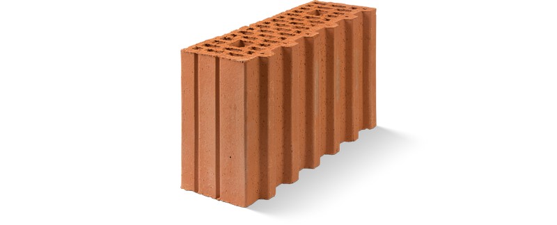 Поризованный керамический блок - Poromax 380-1/2-Д