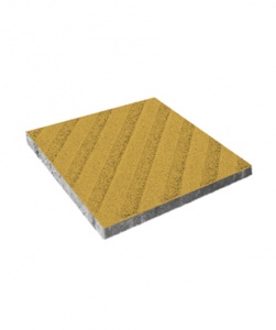 Тактильные плиты 5.КТ.6 диагональные Гранит желтый