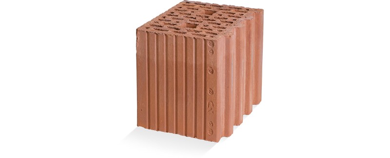 Поризованный керамический блок - Poromax 250-1/2-Д