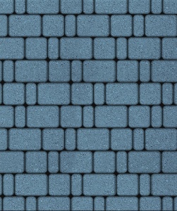 Тротуарные плиты "КЛАССИКО" - Б.1.КО.6  Гранит Синий, комплект из 3 видов плит