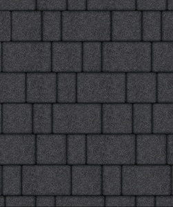 Тротуарные плиты "СТАРЫЙ ГОРОД" - Б.1.Фсм.6  Стоунмикс Черный, комплект из 3 видов плит
