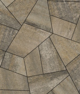 ОРИГАМИ - Б.4.Фсм.8 (комплект из 6 видов плит) Искусственный камень Базальт