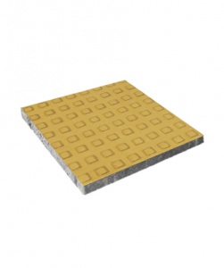 Тактильные плиты 5.КТ.6 квадратные Гранит желтый