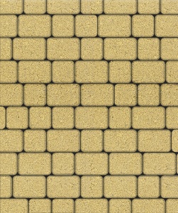 Тротуарные плиты "КЛАССИКО" - Б.1.КО.6 М  Стандарт Желтый, комплект из 2 видов плит