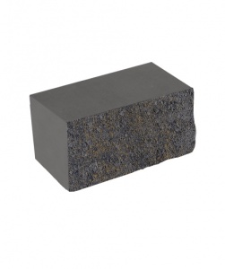 Блок полнотелый для кладки армированных колонн и простенков СКЦ(тп)-7Л150кол 300*150*150 Искусственный камень  на колотой поверхности Базальт