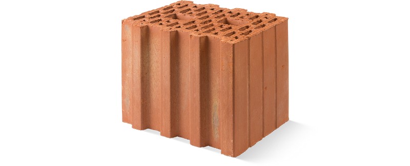 Поризованный керамический блок - Poromax 280-1/2