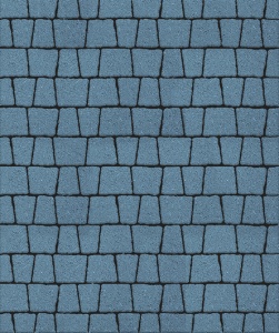 Тротуарные плиты "АНТИК" - А.3.А.4  Гранит Синий, комплект из 5 видов плит