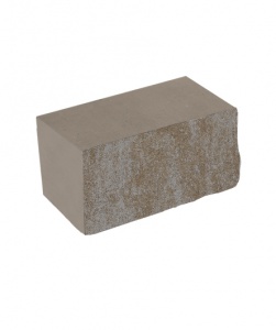 Блок полнотелый для кладки армированных колонн и простенков СКЦ(тп)-7Л150кол 300*150*150 Искусственный камень  на колотой поверхности Степняк