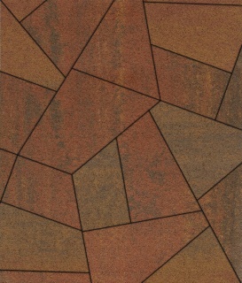 ОРИГАМИ - Б.4.Фсм.8 (комплект из 6 видов плит) Листопад гранит Арабская ночь